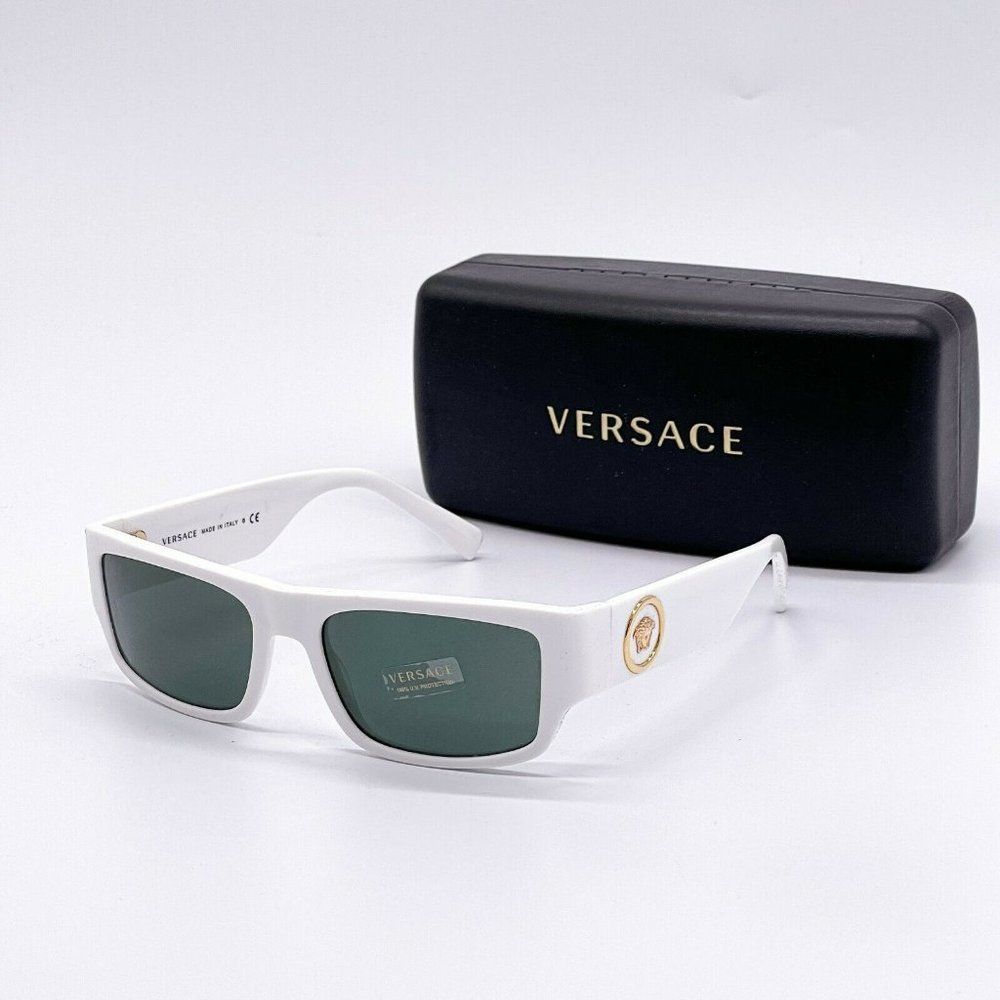 New Versace White Unisex Sunglasses